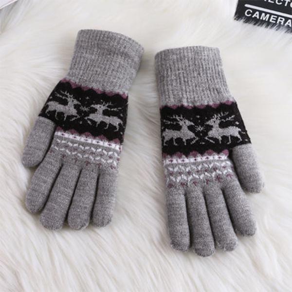 Woman fashion gloves Plush Cotton gloves Windproof gloves Winter Warm gloves Thick gloves