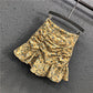 Women Skirts Floral Printed A-line Mini Skirts Ruffles Pleated Skirts Beach Holidays Casual Skirts