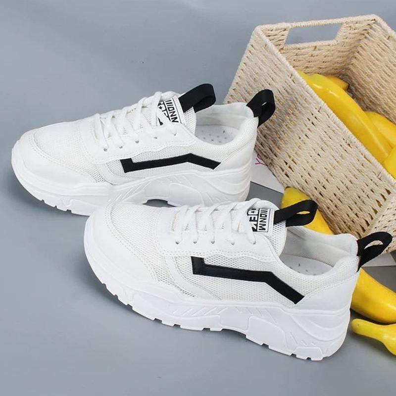 Korean Version All-match Breathable Mesh Soft Sole Women's Shoes Flat Sports Casual Women's Shoes