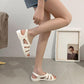 Sandals Female Summer Simple Slope with Non-slip Plastic Soft Bottom Thick Heel Middle-aged Mother Sandals Outside The Workshop