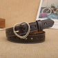 Belt Women's Simple Thin Style with Jeans Personality Retro Heart-shaped Hollow