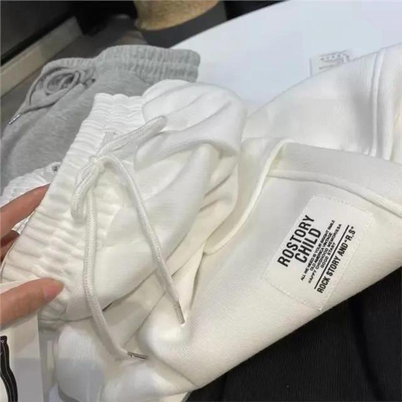 Harlan Pants Women's Spring and Summer High Waist Slimming Loose Feet Sports Fashion Casual Nine-point Pants Trend