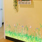 Field Scenery Removable Waterproof Wall Stickers Colorful Plants Flowers Grass Cloth Wallpaper