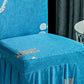 1pc Elastic Stretch Dining Chair Cover Spandex Wedding Chair Slipcovers Dust-proof Seat Protector for Party Banquet Home