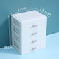 Plastic Cosmetic Storage Drawer 4/3/2 Layer Drawer Organizer Makeup Container Desktop Sundry Storage Case Jewelry Box