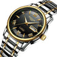 Luxury Business Automatic Watches Men Stainless Steel Waterproof Mechanical Watch Male Wristwatch