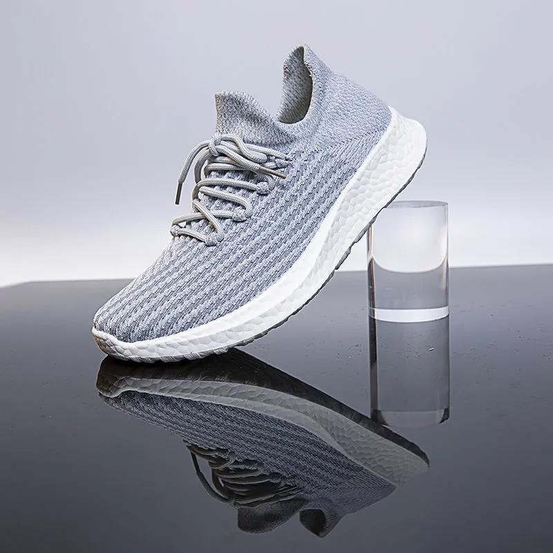Men's Net Breathable Running Shoes 2021 Summer New Wild Trend Ultra Light Casual Sports Shoes Men