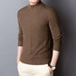 Men's Long-sleeved Knitted Sweater Plus Size Autumn and Winter Warm and Cold Round Neck Bottoming Sweater