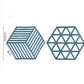 1/2/4/8pcs Household Geometric Shape Silicone Coaster High Temperature Resistant Table Mat Insulation Pad Anti-scald Coaster Non-slip Drink Coaster