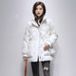 Design Niche Sequined Down Jacket Women's Mid-length Autumn and Winter Fashion Korean Style Jacket