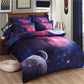 3D Creative Starry Sky Bedding Net Red Personality Realistic Four-Piece Set Double Student Bedding