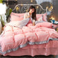 Home Printing Bedroom Aloe Vera Cotton Sanding  4 Sets of Bedding