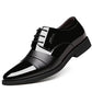 Men Dress Wedding Shoes Leather High Heels Fashion Pointed Toe Heighten Oxford Shoes Party Prom Shoe