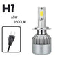 Car Led Headlights H1 H7 Double-sided Lamp Beads Far and Near Beams H4 H11 Modified High-power High-brightness Spotlights