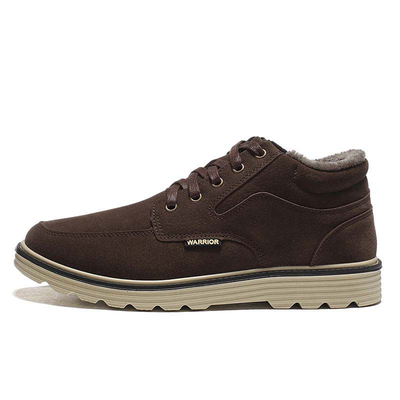 Men's Shoes Plus Velvet 2021 New Thickened Warm Autumn and Winter Snow Boots Casual Men's Cotton Shoes
