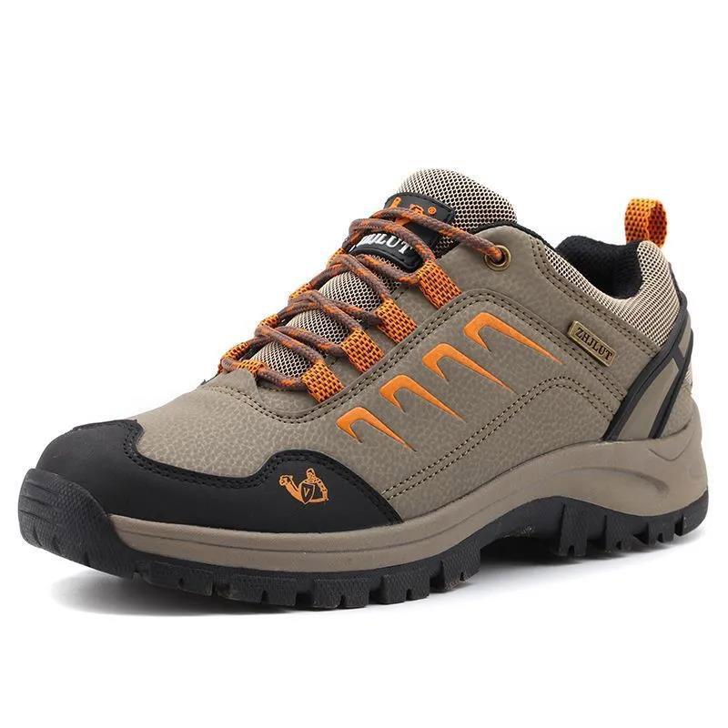 Outdoor Men's Hiking Shoes Non-slip Wear-resistant Hiking Hiking Shoes Winter Plus Velvet Warm and Waterproof Camping Travel