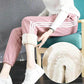 Winter Style Plus Velvet Thickening Female Winter Student Trousers, Nine-point Loose-fitting Casual Pants, All-match Fashion To Keep Warm