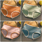 4PCS Girls Cute Underwear Ladies Sexy Underwear Cotton Graphene Antibacterial Inner Crotch Mid-waist Breathable Underwear Panties