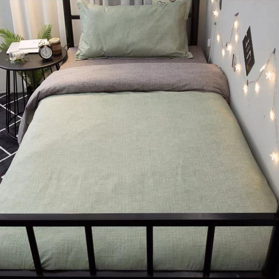 Three-piece Bed Simple Style Single Bed Quilt Cover Bed Sheet Pillowcase Set Bedding