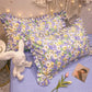 High-grade Cotton Princess Pillowcases A Pair of Floral Print Large Pillowcases 48*74cm Bedding