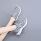 Spring Autumn Women's Casual Sports Shoes Lightweight Non-slip Running Shoes Wear-resistant Flat Shoes Women's Large Size