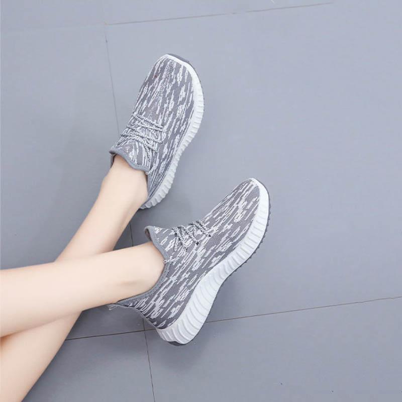 Spring Autumn Women's Casual Sports Shoes Lightweight Non-slip Running Shoes Wear-resistant Flat Shoes Women's Large Size