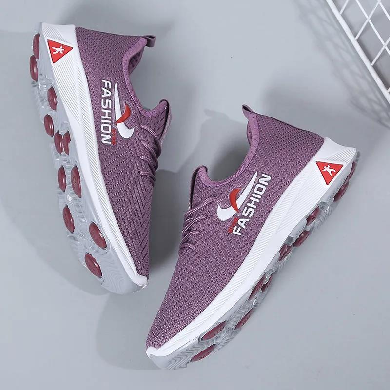 Autumn and Winter Cloth Shoes Women's Walking Shoes Soft Bottom Non-slip Mother Sports Shoes