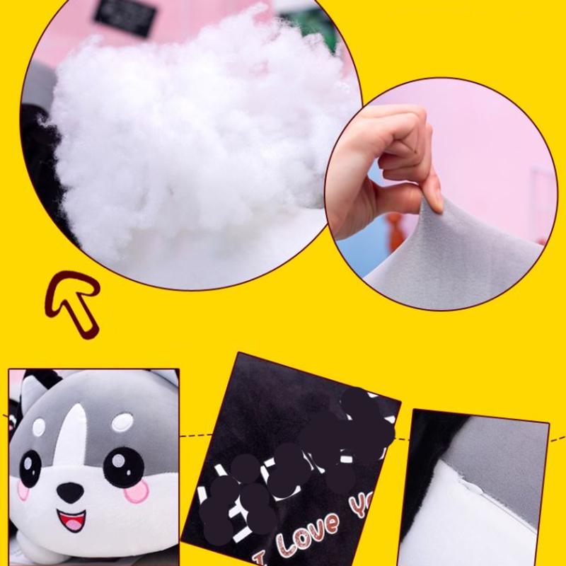 Husky Plush Pillow  Sleeping Pillow Boys and Girls Birthday Pillow Christmas Gift Pillow