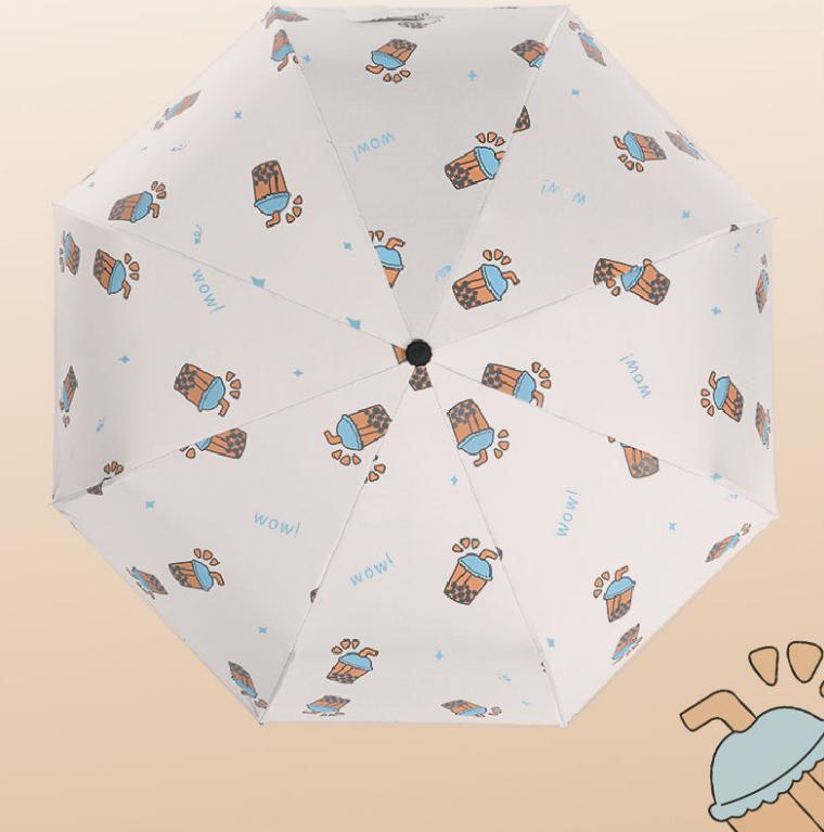 Fully Automatic Sunny Umbrella Dual-use Female Sun Umbrella Sunscreen Anti-ultraviolet Sunshade Folding Student High Value
