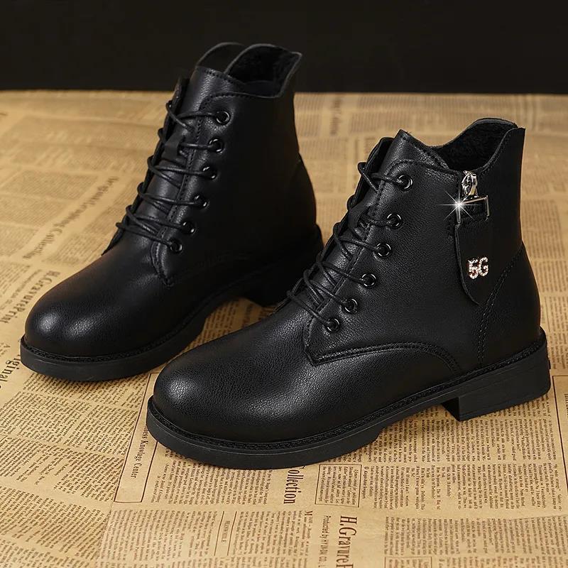 Korean Style All-match Student Thick-soled Women's Short Boots British Style Women's Martin Boots