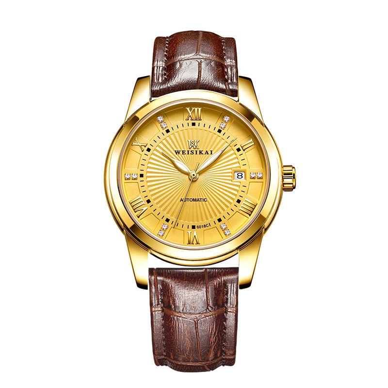 Automatic Machinery Men's Watches Top Brand Luxury Tourbillon Business Clock Steel Waterproof Watch