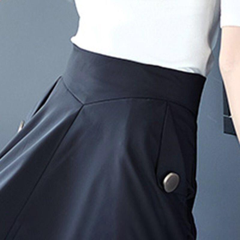 Summer Slim Knit Sweater + Self-cultivation Waist Reduction Suit Skirt Two-piece Suit Temperament Elegant Skirt Suit Black and White Suit