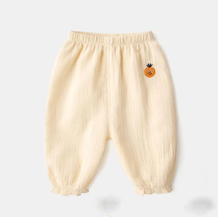 Children's Pants Summer Girls Anti Mosquito Pants Boys and Girls Air-conditioned Pants Leggings Casual Pants Children's Knickerbockers