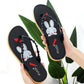 Summer Flip Flops Slippers Women's Thin Strap Non-slip Flat Slippers Beach Shoes Women's Soft Sole Slippers Home and Out Wear