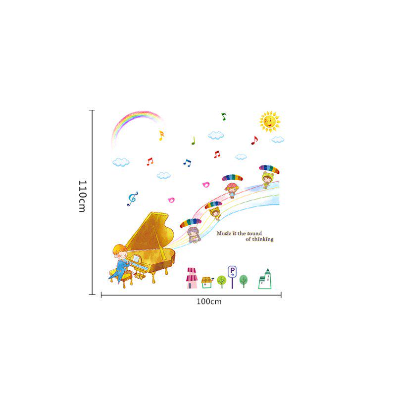 [Wall sticker ]Fantasy Concert Wall Stickers For Kids Rooms Baby Room Bedroom Kitchen Toilet Sticker