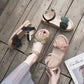 Ladies Sandals Women's Summer Thick-soled Student Fairy Style Collocation Dress Fashion Flat-bottom Trendy Shoes