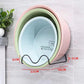 2PCS Washbasin Rack Put Basin Storage Rack Nail-free Towel Rack Dormitory Household Kitchen Bathroom Wall Hanging Rack Drain Basket Pot Cover Rack