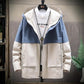 Men Boutique Jacket Spring Hooded Workwear Soft and Comfortable Coat Casual Loose Top Large Size