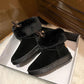 Women's Shoes Winter Warm Cute Elk Antlers Snow Boots Plus Velvet Cotton Shoes Women Casual Shoes