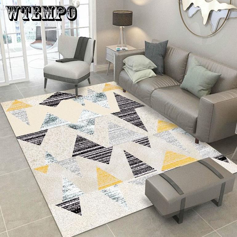 Geometric European Style Carpet Big Size Home Mat Modern Living Room Carpet Parlor Rugs