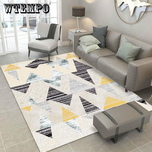 Geometric Large Bedroom Carpets Bedside Modern Living Room Rugs Tea Table Rectangular