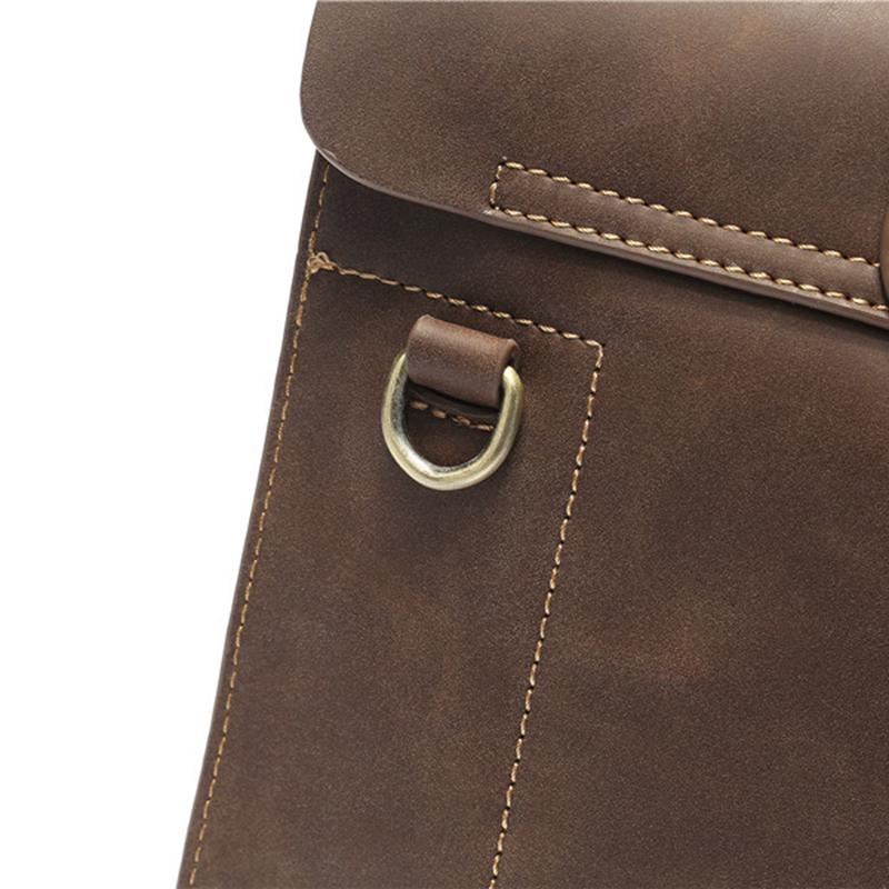 Portable Briefcase Men Business Waterproof Anti-theft Shoulder Crossbody Bags Postman Computer Bag