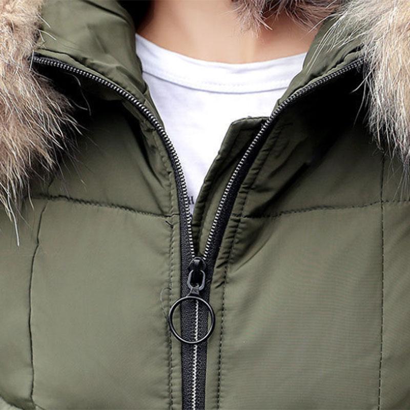 Outdoor Autumn And Winter Fashion New Ladies Slim Warm Down Jacket Cotton Hooded Padded Coat Jacket