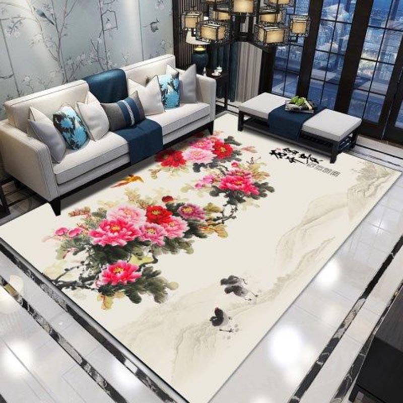 3D Carpets for Living Room Chinese Style Floor Rugs for Bedroom Study Mat Soft Carpet Kids Room Home