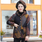 Winter Padded Jacket Chinese Printing Hooded Down Jacket Plus Velvet Padded Short Padded Jacket