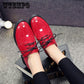 British Style Shoes Woman Lace Up Leather Derby Shoes Ladies Oxford Platform Shoes Wedges