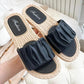 Women's Slippers Summer Flat Bottom Breathable Indoor  Non-slip Outer Wear Slippers