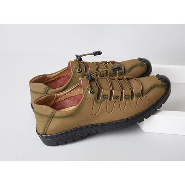 Men's Cowhide Leather Shoes Breathable Non-slip Wear-resistant Driving Shoes High-quality Hand Stitched Trendy All-match Sports Pedal Shoes