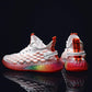 Male Angel Reflective Flying Knit Shoes Men Breathable Casual Sneakers Men Color matching mesh