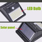 All-in-one Solar Light Household Indoor Outdoor Garden Light Automatic Human Body Induction Light Waterproof LED Wall Light